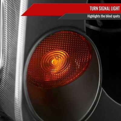 2003-2005 Infiniti G35 Coupe Factory Style Headlights Matte Black/Clear Lens