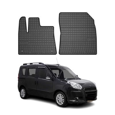 2015-2022 RAM ProMaster City Floor Mats Liners Full Set All Weather Rubber Black