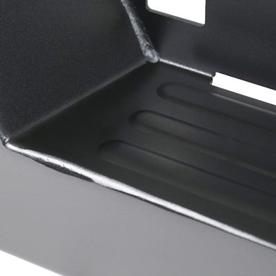 2014-2021 Toyota Tundra Black Heavy Duty Steel Rear Step Bumper w/License Lamp