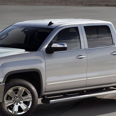 2014-2018 Chevy Silverado/Sierra Chrome Heated Side Mirror &Puddle Driver
