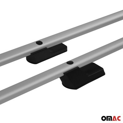 2015-2026 Ford Transit L2 MWB Roof Racks & Roof Rails Silver