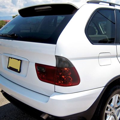 2000-2006 BMW E53 X5 Tail Lights - APC Chrome Housing/Red Smoke Lens