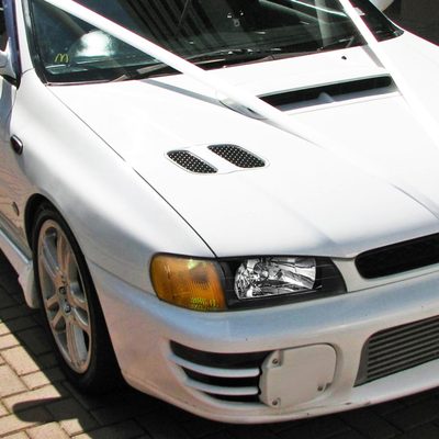 1995-2001 Subaru Impreza Corner Lights Chrome Housing/Amber Lens