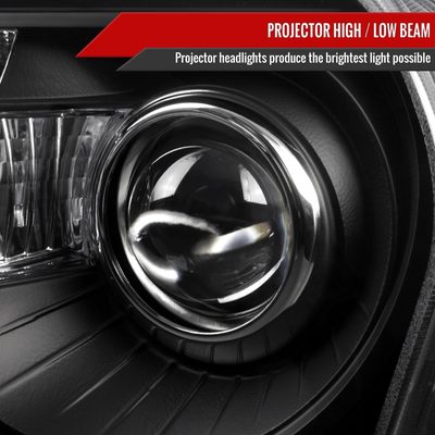 2005-2010 Chrysler 300 Base/LX/Touring Headlights LED Light&LED Signal Black