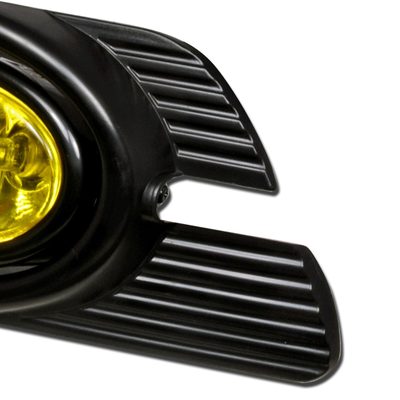 2001-2002 Honda Accord Sedan H11 Fog Lights Kit Chrome Housing/Yellow Lens