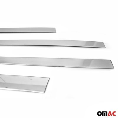 2017-2022 Kia Sportage Side Door Molding Trim Skirt Garnish Stainless Steel Silver 4Pcs