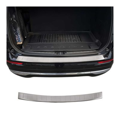 2018-2026 Volvo XC60 Rear Bumper Sill Cover Protector Guard Brushed Stainless Steel
