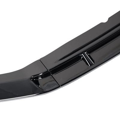 2013-2014 Ford Mustang Glossy Black 3Pcs Front Bumper Lip Splitter Kit