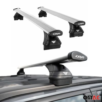 Roof Racks Cross Bars for Audi Q7 2017-2026 Aluminium 220lb Gray 2 Pcs
