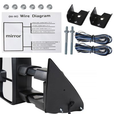 1988-2000 Chevy C/K Tahoe Yukon/Suburban Heated Towing Mirrors Smoke &Signal