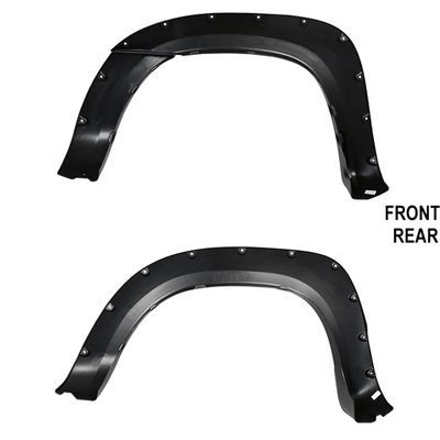 2005-2011 Toyota Tacoma Fleetside 6" Long Bed Smooth Rivet Style Fender Flares