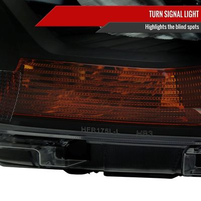 2019-2022 Ford Ranger XL/XLT Factory Halogen Headlights Glossy Black/Smoke