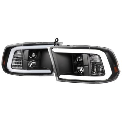 2009-2018 Dodge RAM 1500 / RAM 2500 3500 LED C-Bar Headlights Black