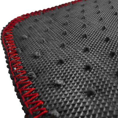 2006-2010 Honda Civic Coupe Black Carpet Floor Mats Red Stitching 4Pcs