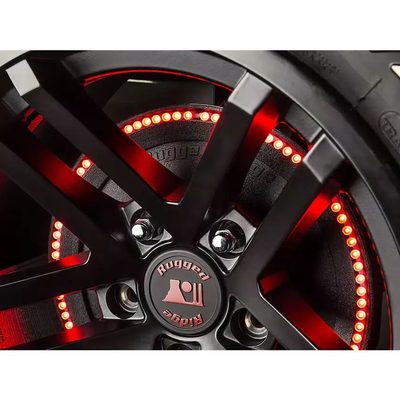 Tercera luz de freno circular para llanta de refacción Rugged Ridge para Wrangler JL 18-25 (2 y 4 puertas)