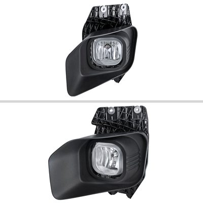 2011-2016 Ford F-250/F-350/F-450/F-550 12V/42W H10 Fog Lights Kit Chrome/Clear
