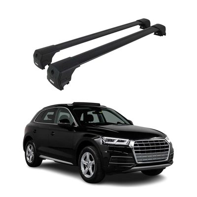 2018-2025 Audi Q5 2.gen Roof Rack Cross Bars Black
