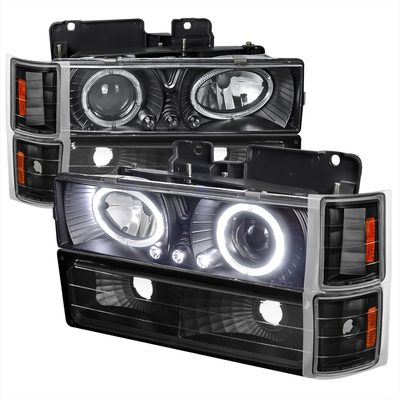 1994-1998 Chevy C/K 1500 2500/Tahoe Dual Halo Headlights & Corner Signal