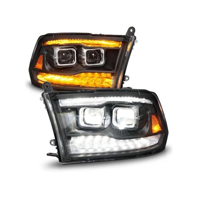 Anzo Black Sequential Signal DRL Projector Headlights 111595