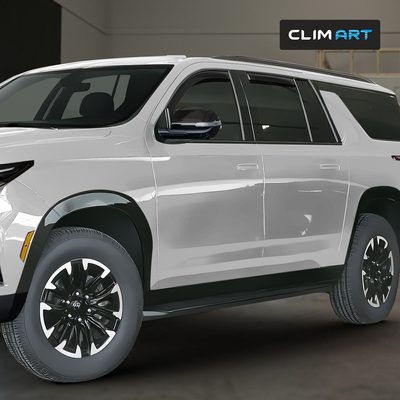 Clim Art Wind Deflectors for Chevrolet Traverse 2024-2026 Dark Smoke 4Pcs