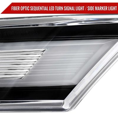 For Porsche 911 991/981 718 2011-2019 LED Turn Signal Clear With Sequential