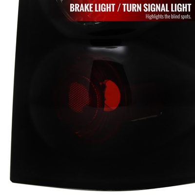 2002-2005 Ford Explorer Tail Lights Glossy Black Housing/Smoke Lens