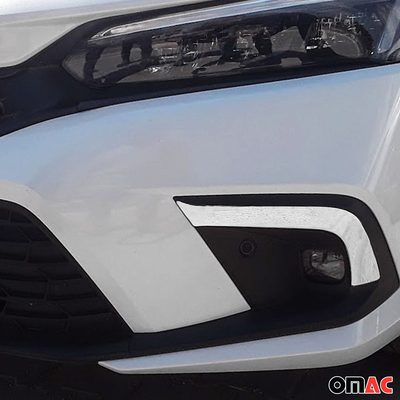 2022-2026 Honda Civic Sedan Hatchback Fog Light Lamp Bezel Cover Stainless Steel