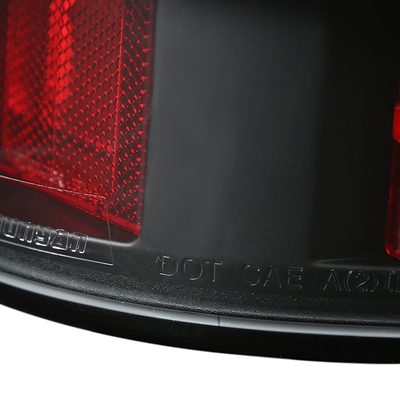 2007-2012 Chevy Avalanche LED Tail Lights Matte Black Housing/Clear Lens