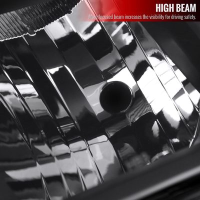 2019-2024 Dodge RAM 2500/3500/4500/5500 Factory Headlights Matt Black/Clear