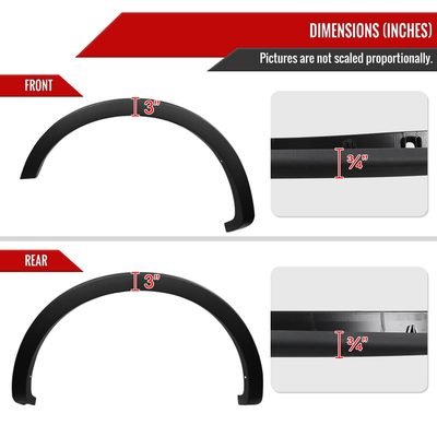 2004-2008 Ford F-150/ 07-2008 Lincoln Mark LT Factory OE Style Fender Flares