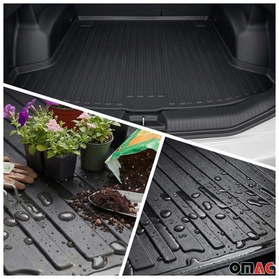 OMAC Floor Mats & Cargo Liners for Ford Focus Hatchback 2012-2018 Rubber Black