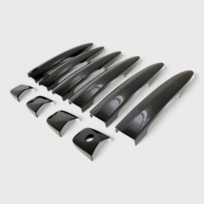 2013-2019 Nissan Sentra Door Handle Cover 4DR ABS Plastic Gloss Black 10 Pcs