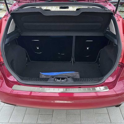 2011-2019 Ford Fiesta Rear Bumper Guard Stainless Steel Brushed
