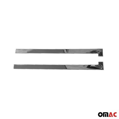 2015-2022 RAM ProMaster City B Pillar Trim Window & Side Door Trim Set Stainless Steel Chrome