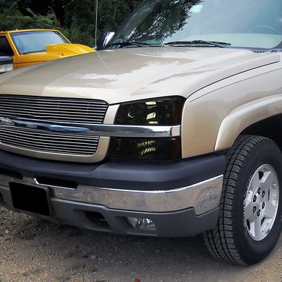 2002-2006 Chevy Avalanche/ 03-2007 Silverado Headlights Bumper Lights Smoke