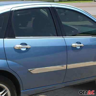 2000-2007 Ford Focus Hatchback Car Door Handle Cover Protector Stainless Steel