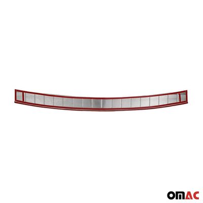 Rear Bumper Sill Cover for Volvo XC60 2.gen 2018-2026 Stainless Steel Polished