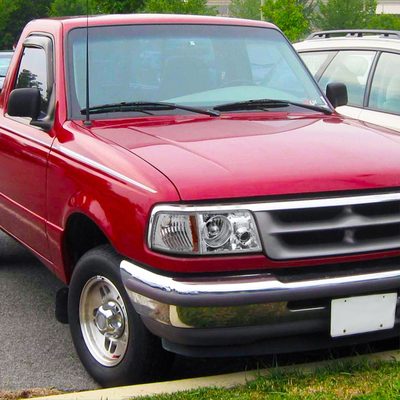 1993-1997 Ford Ranger Factory Corner Parking Turn Signal Lights Chrome/Clear