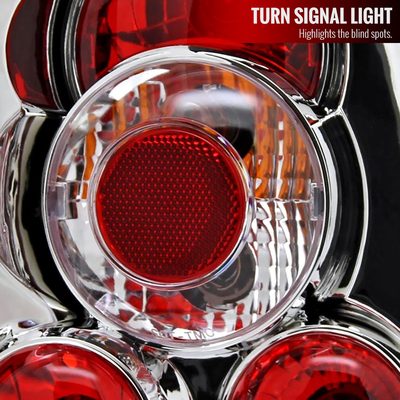 1998-2001 VW Passat Sedan Tail Lights Chrome Housing/Clear Lens