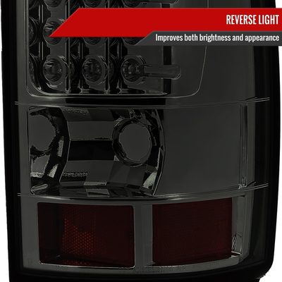 2000-2006 Chevy Suburban/Tahoe GMC Yukon/Yukon XL LED Tail Lights Chrome/Smoke