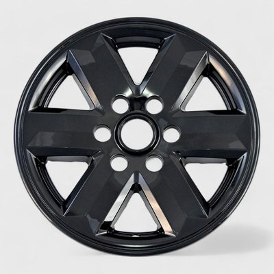 2021-2025 Ford F-150 Wheel Cover Hubcaps Set Gloss Black 8Pcs ABS Plastic