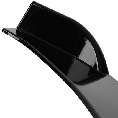 Universal Glossy Black Polypropylene 3Pcs Bumper Lip Spoiler Splitter