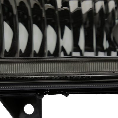 1999-2004 Ford F-250/350/450/550/Excursion Headlights Dual LED C-Bar Smoke