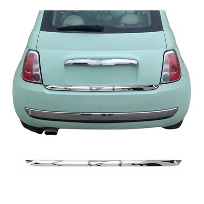 2012-2019 Fiat 500 Rear Trunk Molding Trim Stainless Steel Silver 1Pc