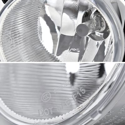 2020-2021 Toyota Highlander Fog Bumper Lights Chrome Housing/Clear Lens