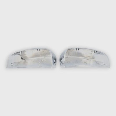 2017-2025 Jeep Compass Mirror Cover Caps Chrome 2Pcs ABS Plastic