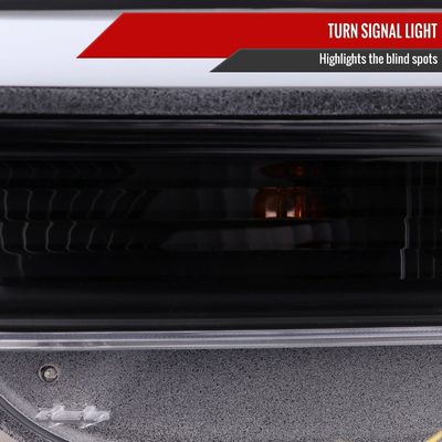 2019-2024 Dodge RAM 2500/3500/4500/5500 LED Tube Projector Headlights Black