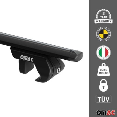 2004-2010 VW Touareg Roof Racks & Roof Rack Rails Black