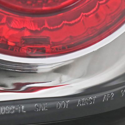 1999-2002 Chevy Silverado/ 1999-2006 GMC Sierra Tail Lights Chrome/Clear Lens