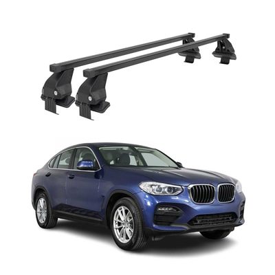 2019-2025 BMW X4 G02 2.gen Roof Rack Cross Bars Black